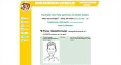 Desktop Screenshot of karikaturen-service.de